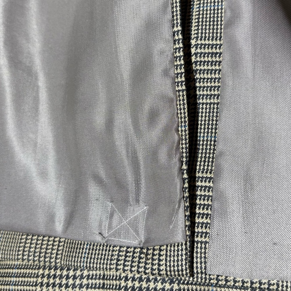 Ralph Lauren Glen Plaid & Windowpane mens 41L vintage suit coat silk/wool blazer - Picture 15 of 16